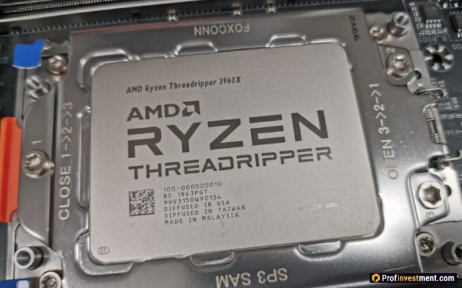 AMD Ryzen Threadripper 3960X – процессор для майнинга криптовалют в 2022 году