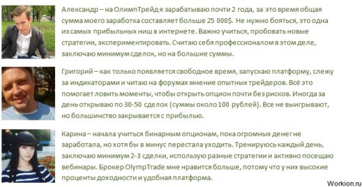 Брокер бинарных опционов Olymp Trade