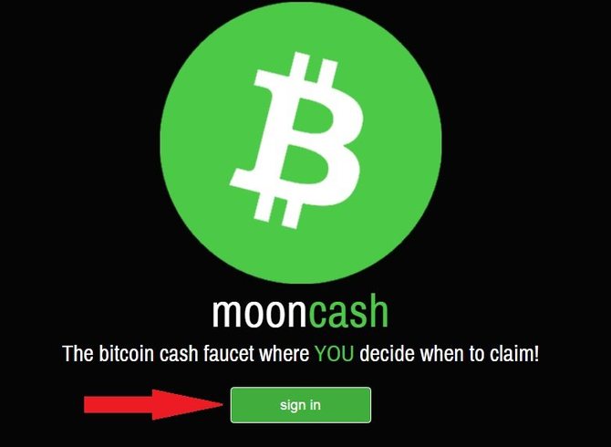 Регистрация на Moon Cash