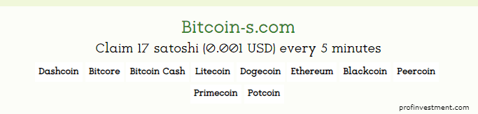 Satoshi кран Bitcoin-s