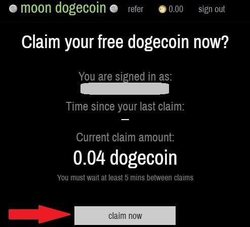 Заработок монет на Moon Dogecoin
