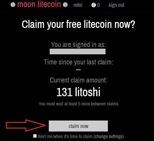 Заработок монет на Moon Litecoin